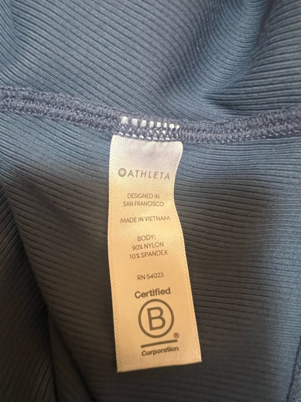 Athleta Salutation Ribbed Racerback Crop Tank - Picture 5 of 8